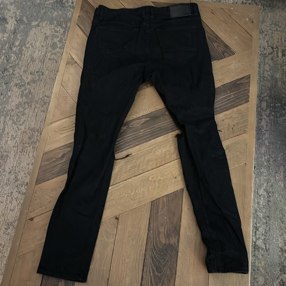 Empyre Verge Tapered Black Skinny Jeans size 30 - Picture 6 of 8